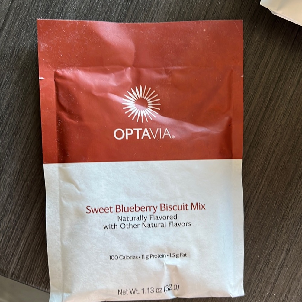 Optavia sweet blueberry biscuits and bowls